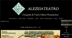 Desktop Screenshot of alezeiateatro.com